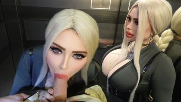 Public Elevator Fuck with Busty Russian MILF Peach Bitch - Hardcore Anal & Blowjob in Risky Entrance Sex - veryfreeporn.com - Russia - Belarus on freevids.org