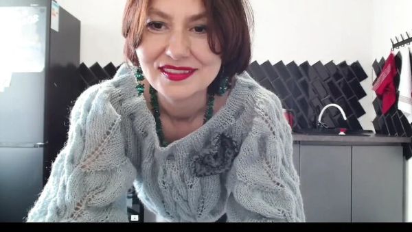 Angela Lady Licks Her Hairy Wet Pussy Solo - Russian MILF Dirty Talk & Big Natural Tits - porntry.com - Russia on freevids.org