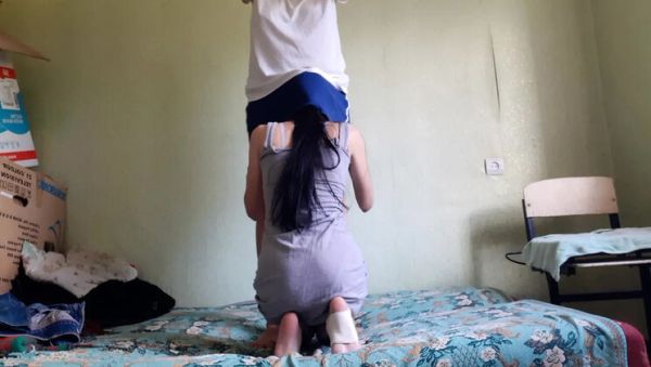 Home Alone Lesbian Seduction: My Boyfriend's MILF Mom Licked My Pussy Under Skirt - veryfreeporn.com on freevids.org