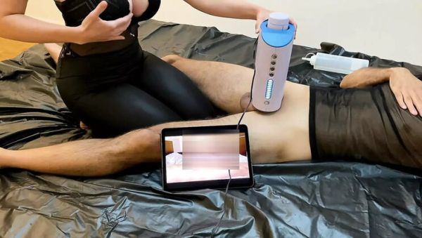 Big Tits Girlfriend Uses Blow Machine On Boyfriend For Intense Orgasm - Amateur Homemade BDSM - veryfreeporn.com - Austria on freevids.org