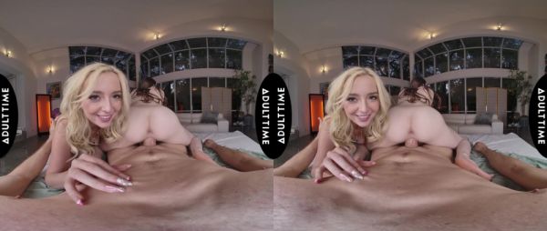 Blonde beauty Lexi Lore gets fucked by two cocks in vr - alphaporno.com on freevids.org