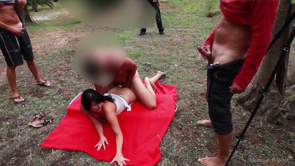 Alexandra Wett Public Gangbang: Anal Creampie & Cumshot Compilation in German HD - xxxfiles.com - Germany on freevids.org