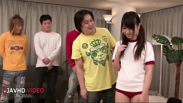 Intense Asian Teen Ryo Gives Wild Blowjob in Group Sex Encounter - porntry.com - Japan on freevids.org