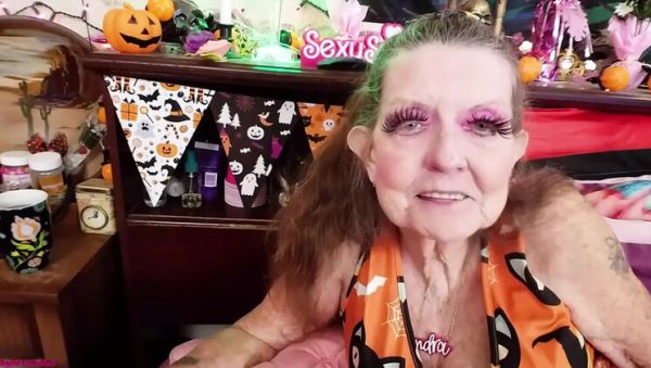 Sexy Sandra Halloween ATM Facial with Sir Christopher - Anal Fuck and Dirty Talk - porntry.com - Britain - Usa on freevids.org