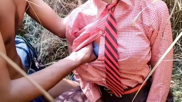 Desi Schoolgirl HotSihvani63 Fucked Hard in Jungle by Indian Big Cock - porntry.com - India on freevids.org