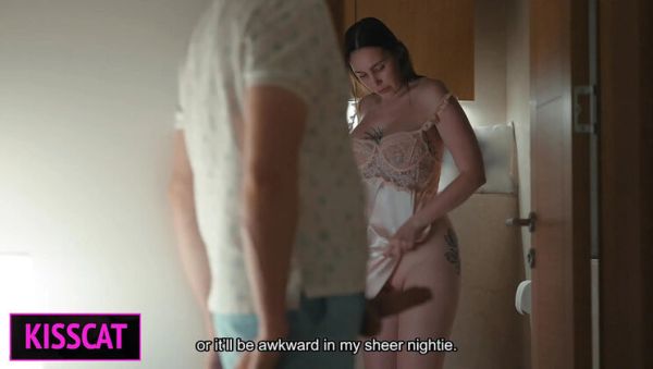 Step Mom and Step Son Share Hotel Bed - Forbidden Taboo Sex Unfolds - veryfreeporn.com on freevids.org