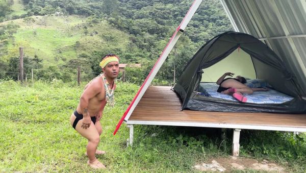 Indian teen Julianaburning gets horny seeing MILF Chiky's ass in forest, fucks her hard outdoor - xxxfiles.com - Spain - India on freevids.org