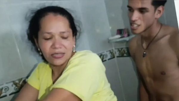Stepmom Fucks Stepdaughter's Boyfriend in Bathroom - Big Cock MILF Sex - xxxfiles.com - Venezuela - Spain - Japan - Colombia on freevids.org