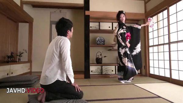 Hot Japanese Kimono Babe Reiko Kobayakawa Intense Blowjob Wild Asian Sex - xxxfiles.com - Japan on freevids.org