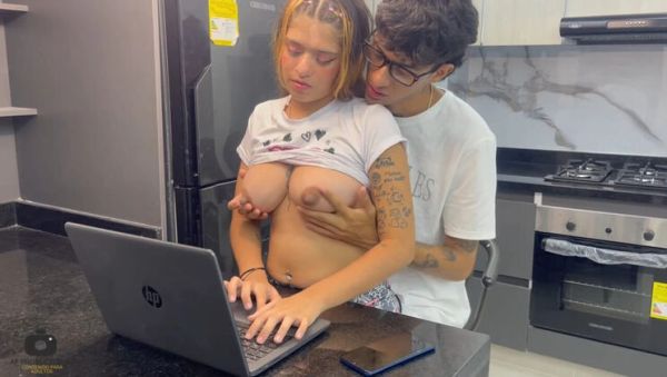 Step Sister Gabriela Wish Fucks Me Hard After Homework Help - Rough Anal & Cum In Mouth - porntry.com - Colombia on freevids.org