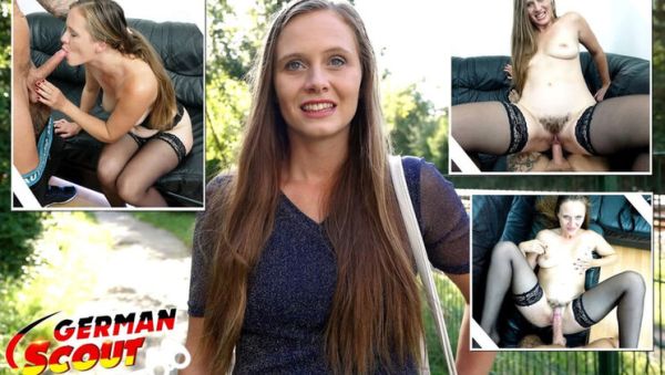 German Scout Casting: Natural Hairy Pussy Andrea Squirts Hard in Public Pickup - xxxfiles.com - Germany on freevids.org