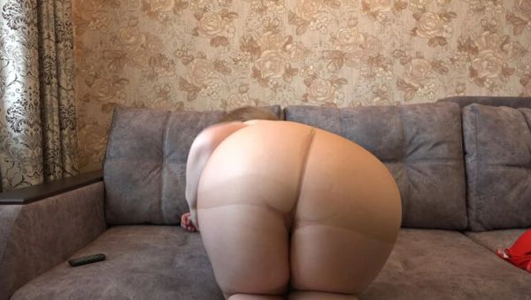 Chubby MILF in Nylon Pantyhose Fuck - Big Ass, Big Tits PAWG Masturbation - xxxfiles.com - Russia on freevids.org