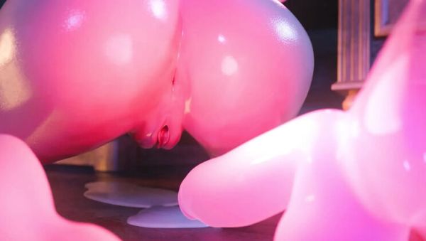 Delicate Perv Babe Takes Twin Magic Dildos Deep - 3D Hentai Fuck with Big Tits and Creampie - veryfreeporn.com - Britain - Ukraine on freevids.org