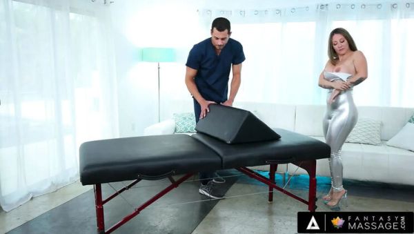 Anal Massage With Betty Foxxx - Big Tits MILF Gets Her Ass Banged Hard By Masseur - porntry.com - Britain on freevids.org