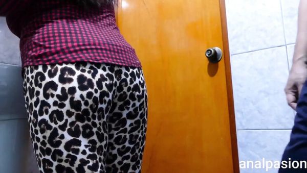 Ali Precio Gets Her Ass Pounded Hard in the Bathroom - Boyfriend Creampie - porntry.com on freevids.org