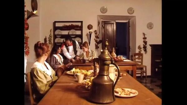 Retro Italian Orgy with Huge Tits - Roberto Malone Fucks Eva Falk & Karen Lancaume - Big Boobs Blowjob & Cum Swallowing - veryfreeporn.com - Italy on freevids.org