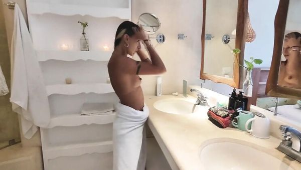 Magia Rosa Small Tits Brunette Masturbates Nude in Tulum Mexico HD - xxxfiles.com - Mexico - Spain on freevids.org