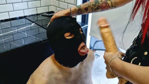 Mistress Nika Face Fucks Slave Deep Throat Spit Humiliation Strapon Pegging - veryfreeporn.com on freevids.org