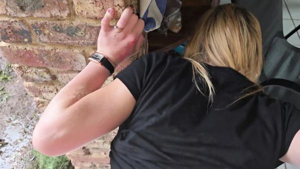 18 Year Old Babysitter Fucked Hard in Thunderstorm - Blowjob & Creampie by Sparowdox - porntry.com - Britain on freevids.org