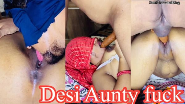 Desi Aunty Hardcore Fucking with 20 Minutes of Oral and Pussy Action - veryfreeporn.com - India on freevids.org