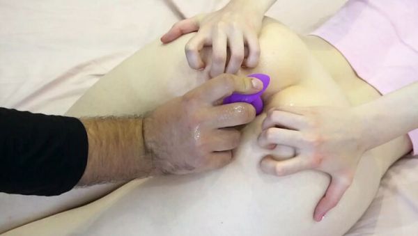 First Time Teen Butt Plug Anal Stretching Fingering Adventure - porntry.com on freevids.org