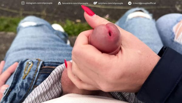 Super Risky Public Handjob on a Bench and Pier - SlipCouple Outdoor Adventure - porntry.com on freevids.org