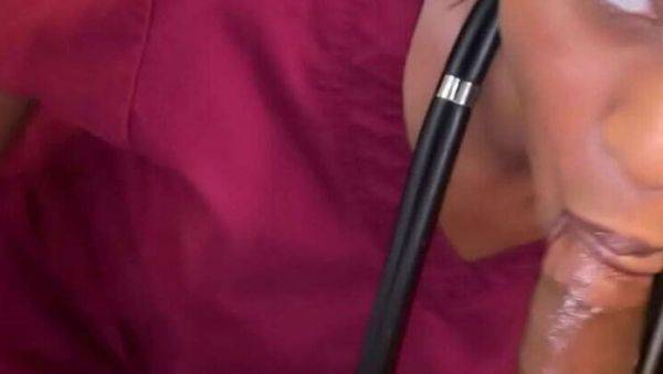 Caramel sucks big black cock at work - xxxfiles.com on freevids.org