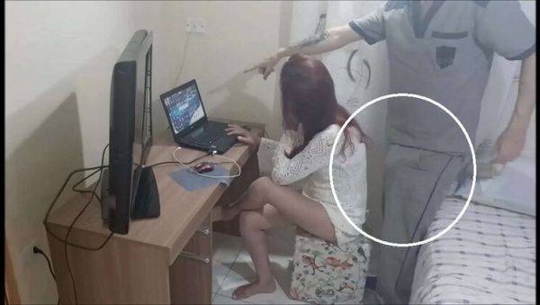 Naughty Teen Home Alone Gets Surprise Visit from Horny Handyman - Hidden Cam Action! - veryfreeporn.com on freevids.org