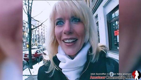 Skinny Blonde MILF Anna Lena Gets Anal Fuck in Public Pickup - xxxfiles.com - Germany on freevids.org