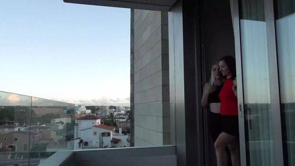 German MILF Liz Rainbow and Ashley Dark in Hot Outdoor Threesome - Big Cock Action - veryfreeporn.com - Germany on freevids.org