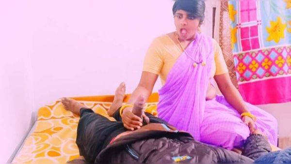Telugu Stepmom Fucks Step Son Hard with Big Long Dick - Dirty Talk & Saree Aunty Action - porntry.com - India on freevids.org
