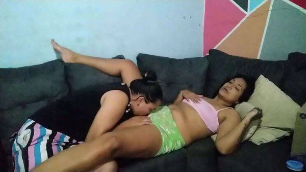 Hot Latina Wife Cheats with Lesbian Friend for Intense Pussy Licking and Fucking - veryfreeporn.com on freevids.org