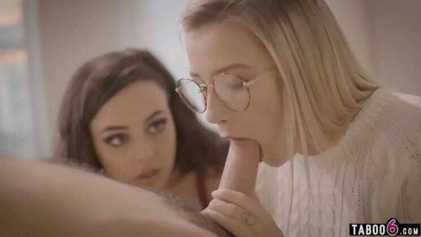 Stepsister's Friend Takes Whitney Wright's Virginity in Hot Threesome - porntry.com on freevids.org