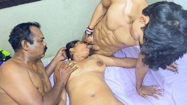 Indian Teacher Fucks Student Hardcore - Kamasutra Lesson Turns Wild with Threesome Action - porntry.com - Russia - India on freevids.org