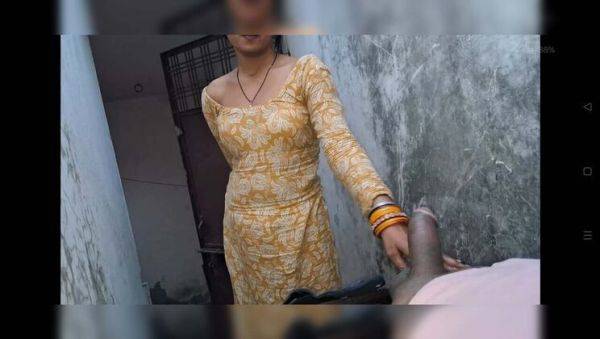 Desi Neighbor Girl Sucks Big Cock in Homemade Blowjob - Cum in Mouth Close-Up - porntry.com - India on freevids.org