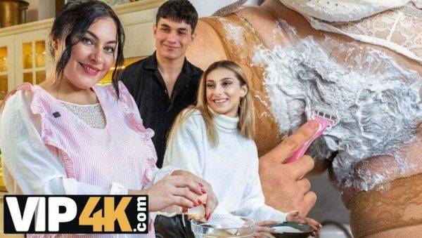 Hot MILF Lucka Cherry Shaves Her Hairy Pussy Before Wild Bathroom Sex With Young Stud - xxxfiles.com on freevids.org