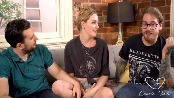 Alex David And Charlie Forde In Got Dicked In 3some! Lucky David & Alex Cum On Her! 10 Min - videohdzog.com on freevids.org