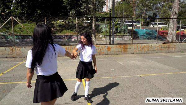 Naughty Teen Girls Alina Svetlana in Hot Lesbian Action - xxxfiles.com on freevids.org