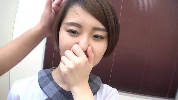 Japanese Schoolgirl Mana Imori in Uniform - Naive to Naughty Blowjob - porntry.com - Japan on freevids.org