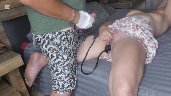 A Lot - Inflatable Dildo Makes Her Cum - desi-porntube.com - India on freevids.org