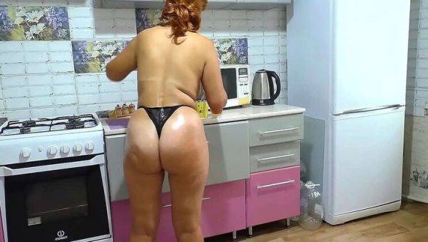 Step Mom in Thong Gives Gentle Blowjob and Anal to Step Son - Homemade MILF Action - porntry.com on freevids.org