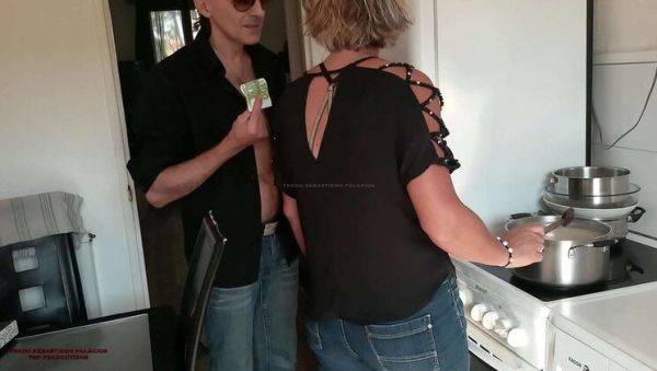 Hot Step Mom Gets Paid For Hardcore Kitchen Sex With Big Cock Step Son - xxxfiles.com on freevids.org