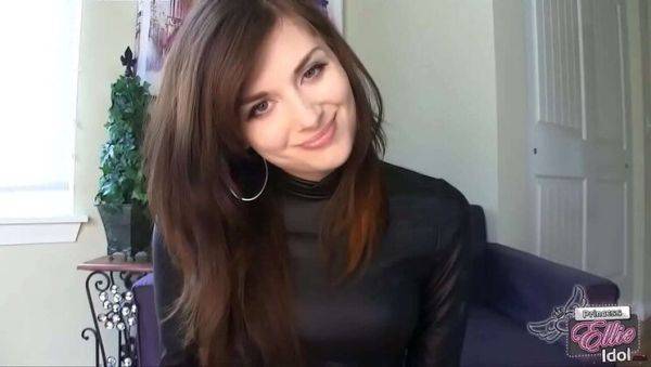 Brunette Femdom Ellie Idol Dominates with Strap-On in Anal Only Scene - veryfreeporn.com on freevids.org