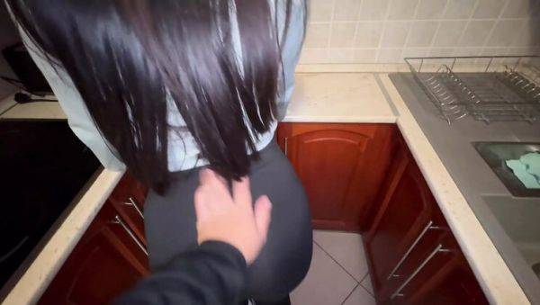 Woke Up to Stepsister in Leggings and Fucked Her Hard in the Kitchen - AmayaMori - xxxfiles.com - Hungary on freevids.org