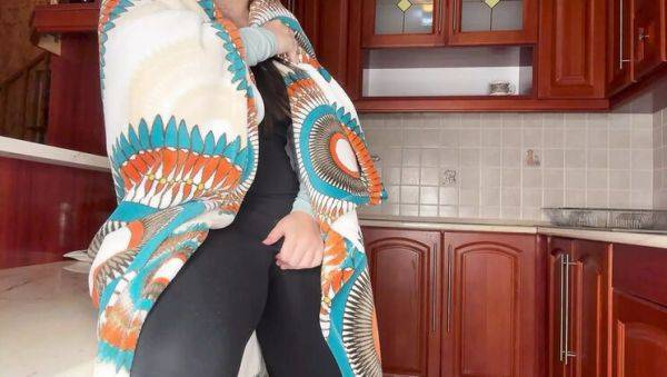 Step Sister Amaya Mori Makes Tea and Fingers Herself to Orgasm in Kitchen - Big Ass Latina Teen HD - porntry.com - Hungary on freevids.org