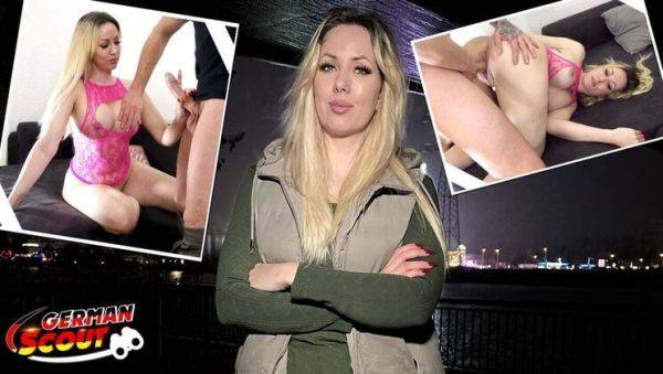 German Scout Marie Cherie Gets Picked Up for First Casting Fuck - Perfect Round Ass Blonde MILF - porntry.com - Germany on freevids.org