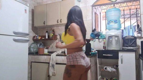 Naughty Latina MILF Bianca Naldy Can't Resist Stepson in Kitchen Fuck - Full Anal Sex Scene - veryfreeporn.com on freevids.org