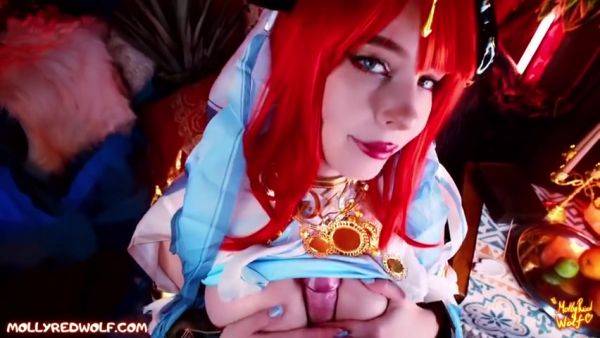 Genshin Impact Nilous Kinky Dance Will Make You Cum Twice - videomanysex.com on freevids.org