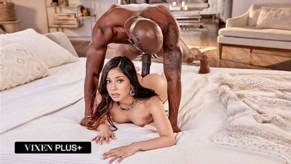 Petite Brunette Xxlayna Marie Craves Anton's Big Black Cock in Hardcore Interracial Scene - porntry.com on freevids.org