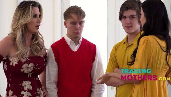 Stepmom Swap: Kayla Paige Fucks Step Sons in Wild Family Orgy - veryfreeporn.com on freevids.org